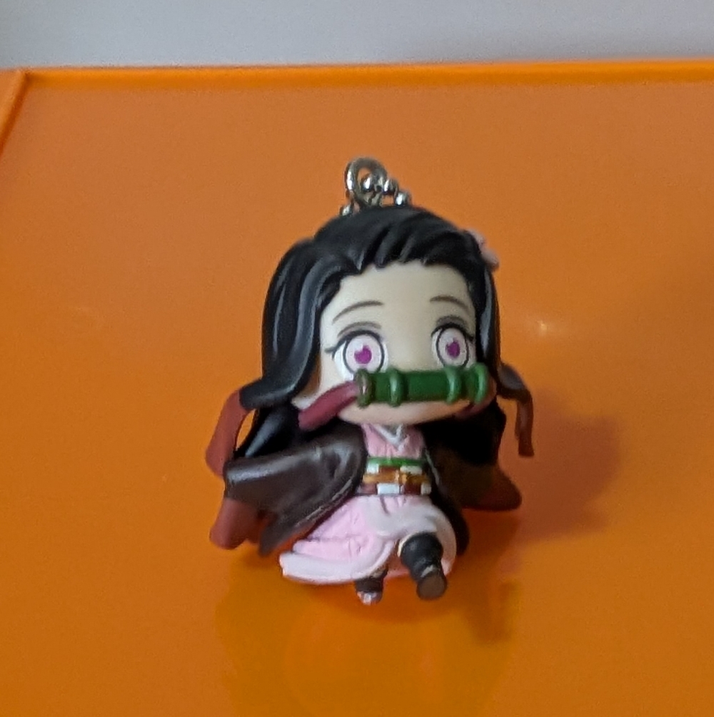 4/$20 GUC Nezuko Kamado Demon Slayer Anime Keychain *E12